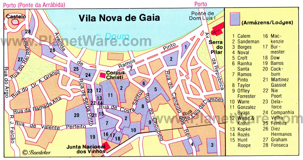 Vila Nova de Gaia - Floor plan map