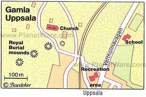 Gamla Uppsala - Floor plan map
