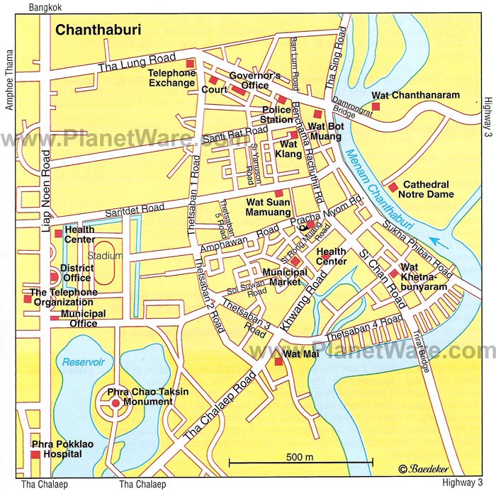 Map of Provinces (Changwat) | PlanetWare