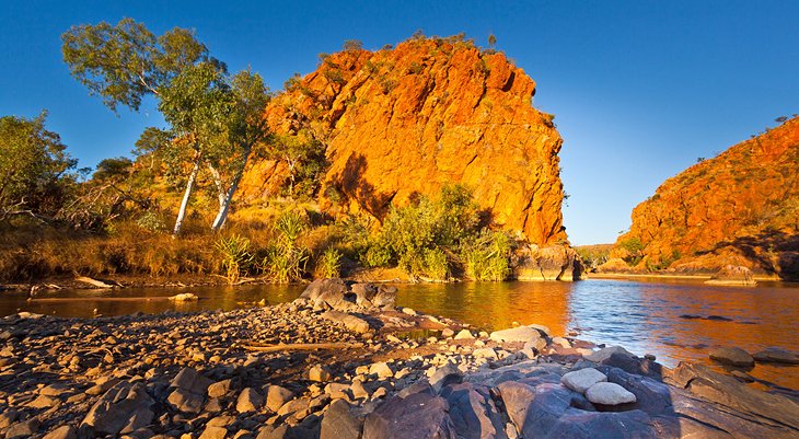 Gorge on the Old River in the Kimberley Region