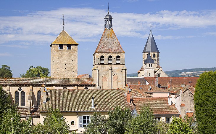 Abbey of Cluny in the Burgundy Region