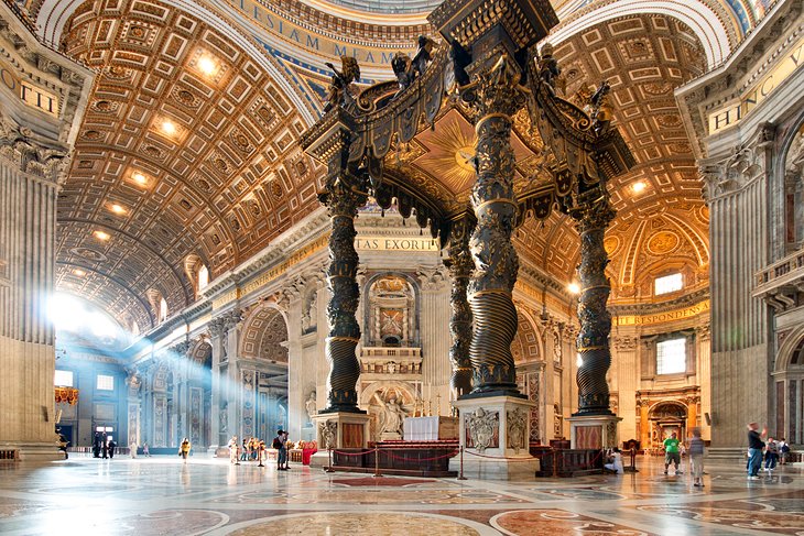 Vatican Attractions St Peters Basilica 