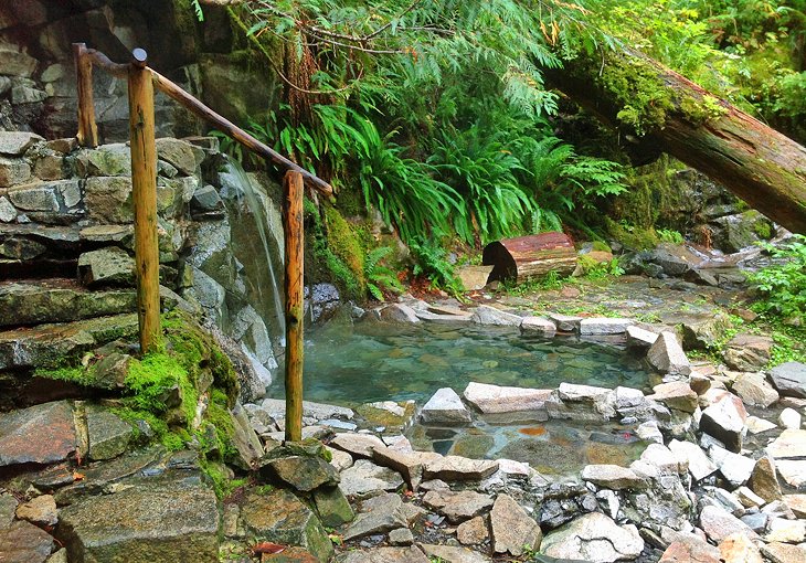 Washington State Hot Springs Map 7 Top Rated Hot Springs in Washington | PlanetWare