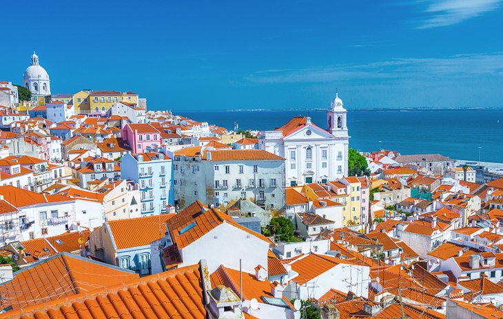 Old district of Alfama in Lisbon