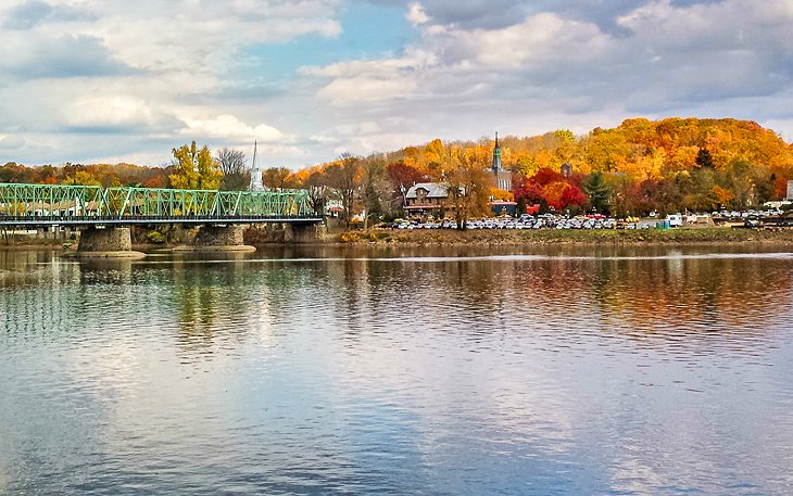 View of Lambertville, NJ from across the Delaware River