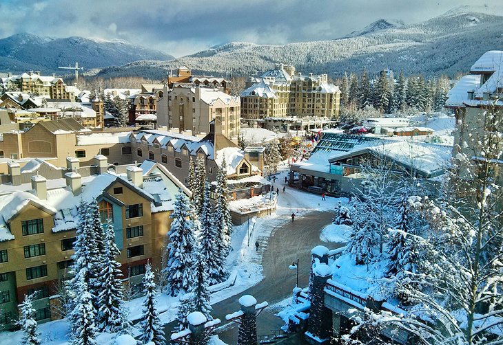 Canada Vancouver Best Ski Resorts Whistler Village 
