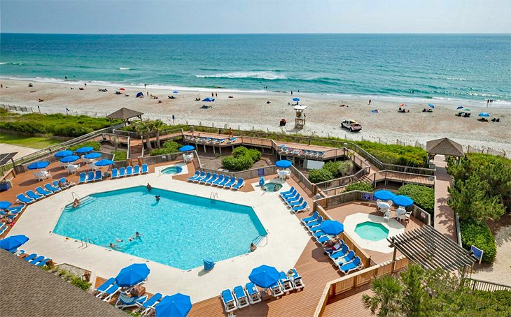 North Carolina Best Beach Resorts Holiday Inn Resort Wilmington E Wrightsville Beach 