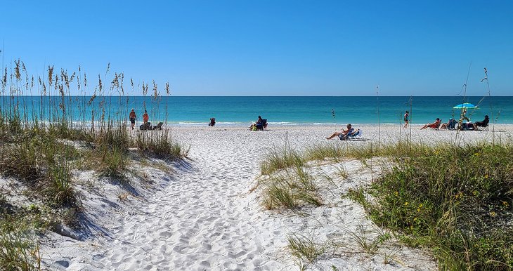 Florida Anna Maria Island Best Beaches Cortez Entrance To Beach 
