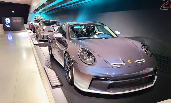 A display at the Porsche Museum
