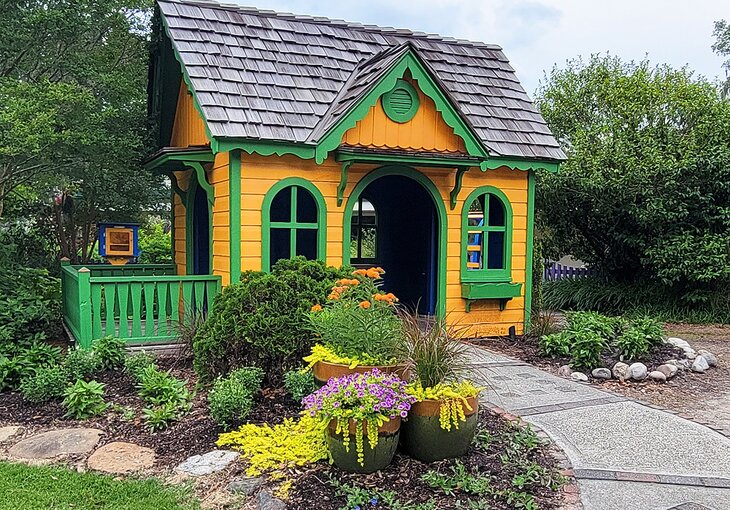 Miniature Playhouse in the New Hanover Arboretum