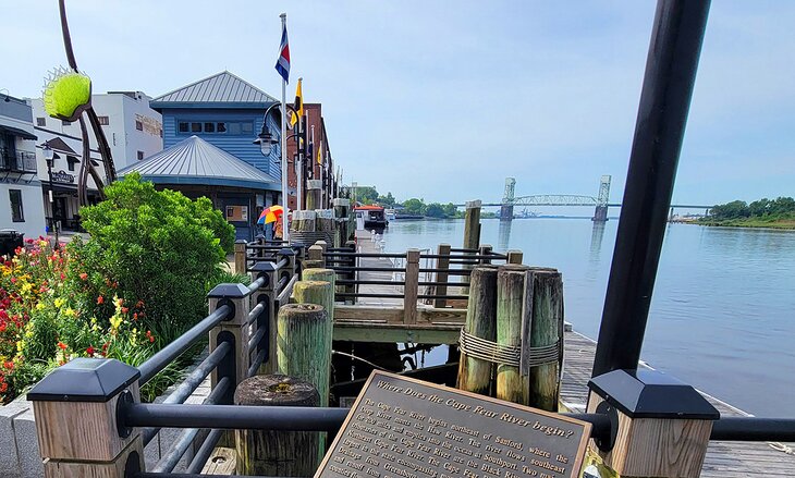 The Riverwalk on Wilmington's waterfront