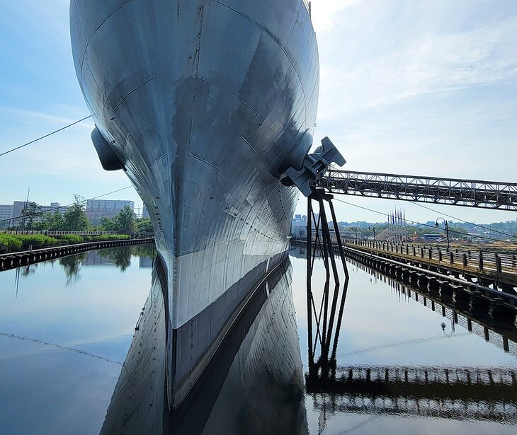 The Hull of Battleship North Carolina