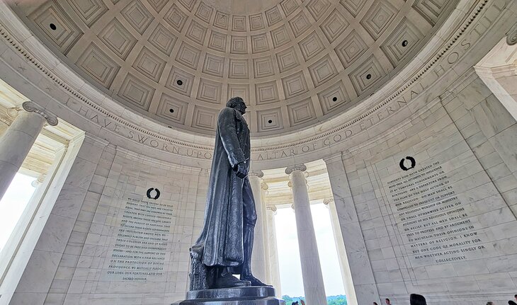 Interior of the Jefferson Memorial