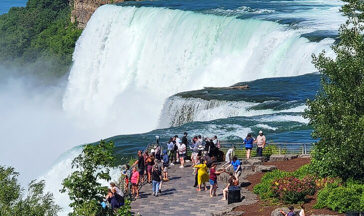 The American Falls at Niagara Falls