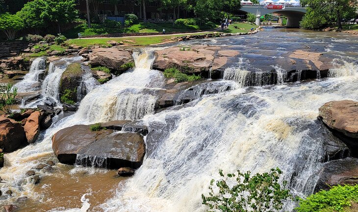 Reedy Falls in downtown Greenville
