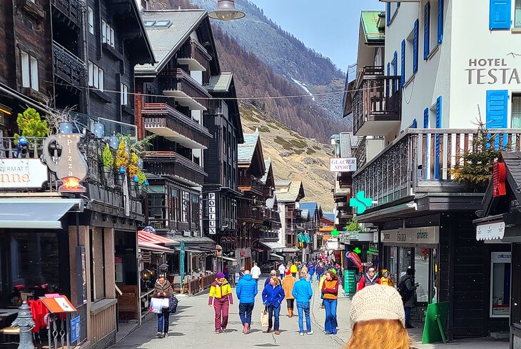 Zermatt town center
