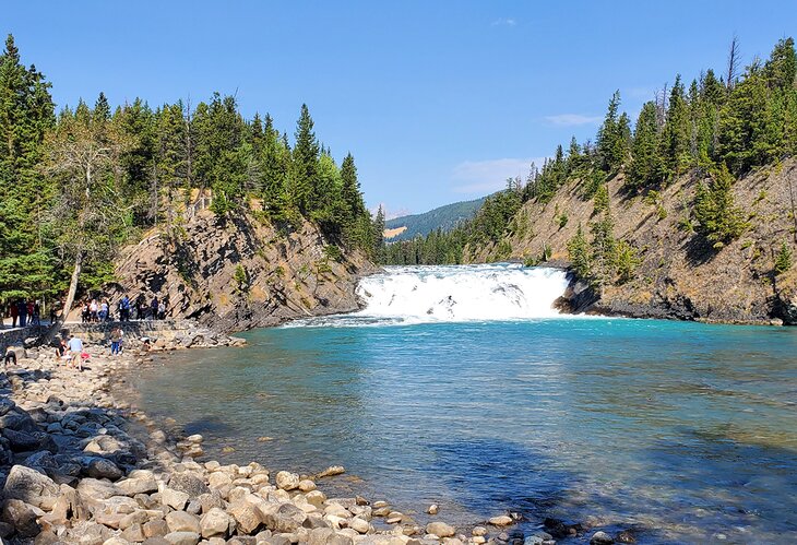 Bow Falls in Banff