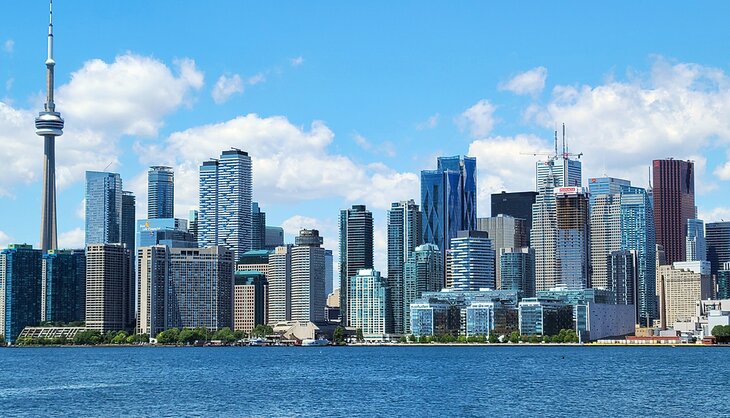 Toronto Skyline in summer
