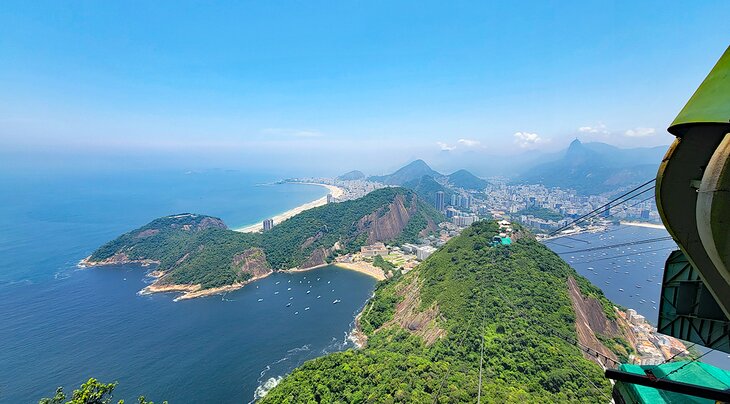 View over Rio de Janeiro from Sugarloaf