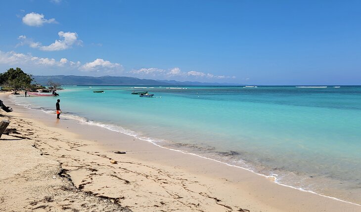 A beach in Punta Rucia, Dominican Republic