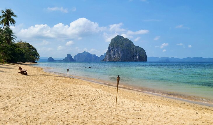 A beach near El Nido, Palawan