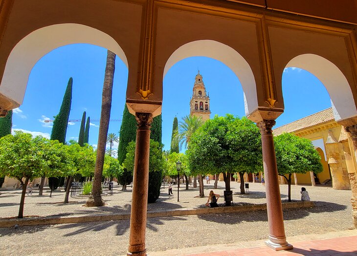 Courtyard of the Cordoba Mosque-Cathedral