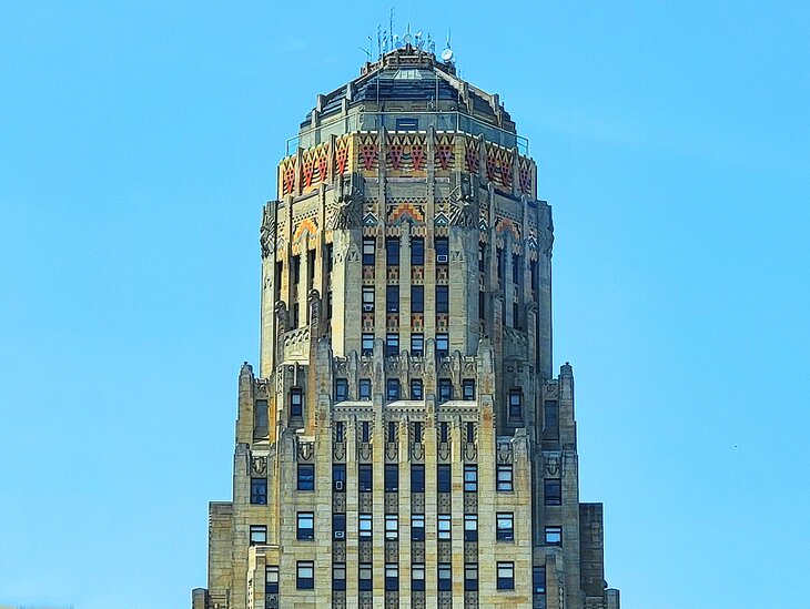 The top floors of City Hall 