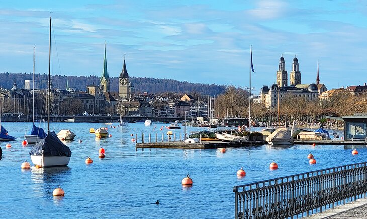 An early spring day in Zurich