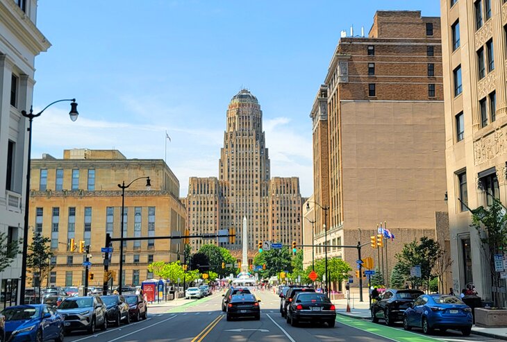 City Hall in downtown Buffalo