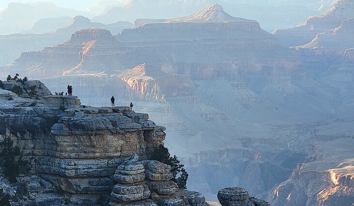 View from Mather Point at the Grand Canyon