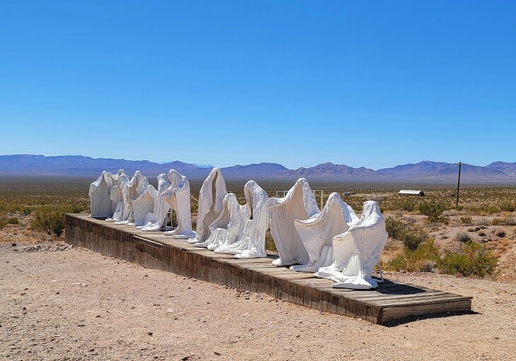 The ghost town of Rhyolite