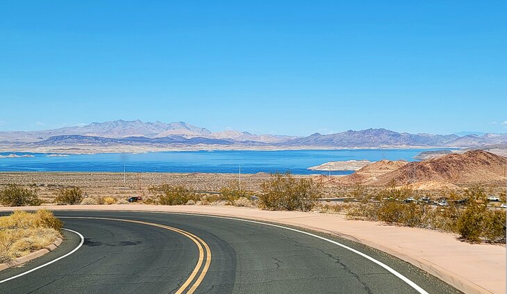 View of Lake Mead from the Lake Mead Visitor Center