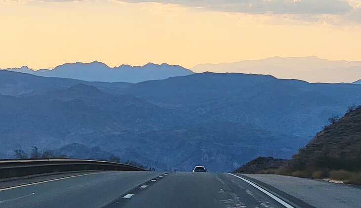 Highway 93 near Hoover Dam in Arizona