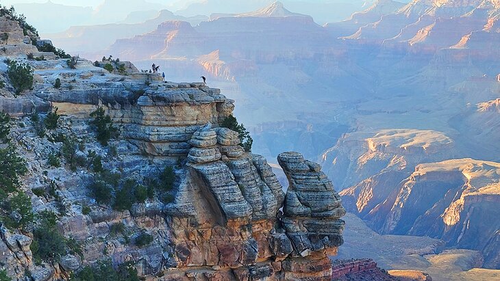 View from Mather Point at the South Rim of the Grand Canyon