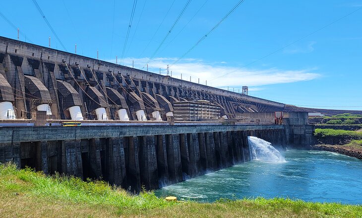 The Itaipu Dam from the panoramic bus tour