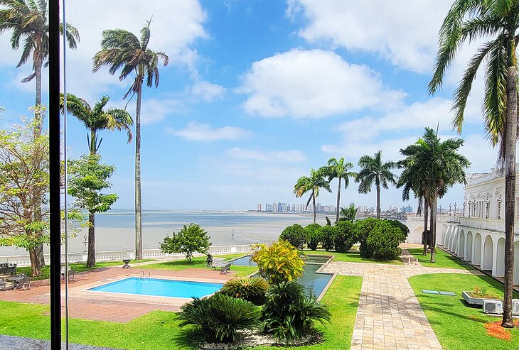 View to the city from the Lions Palace in Sao Luis