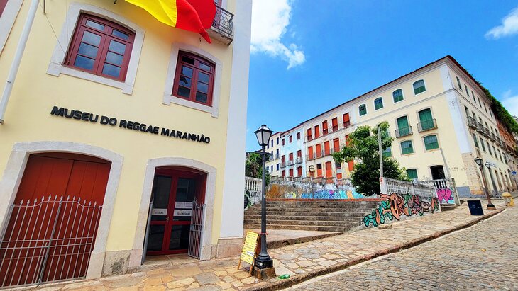 The Maranháo Raggae Museum in the Historical Center of Sao Luis