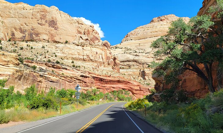 Highway 24 east of Torrey