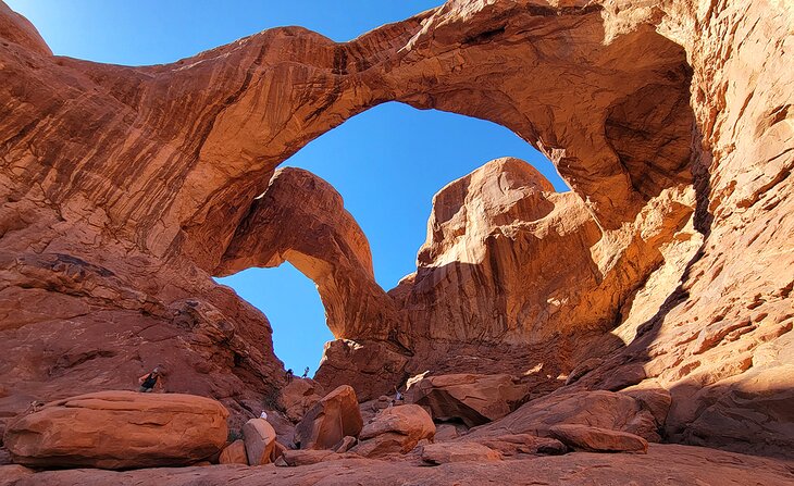 Double Arch in Arches National Park