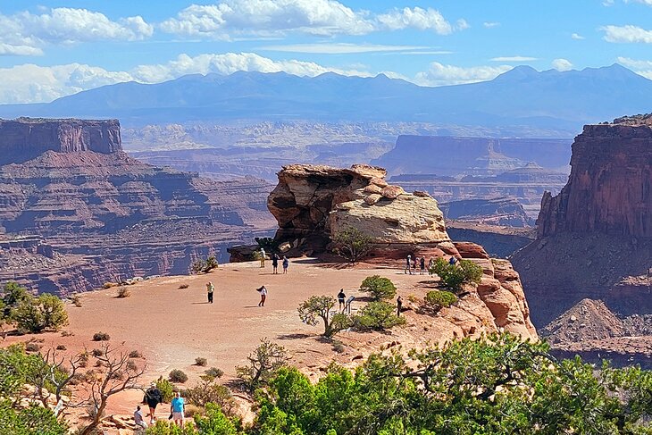 View from near the Island in the Sky visitor center in Canyonlands National Park