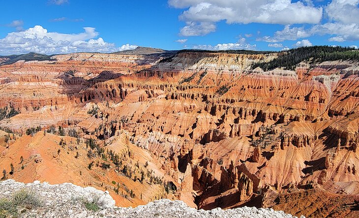 View over Cedar Breaks National Monument from near the Visitor Contact Center