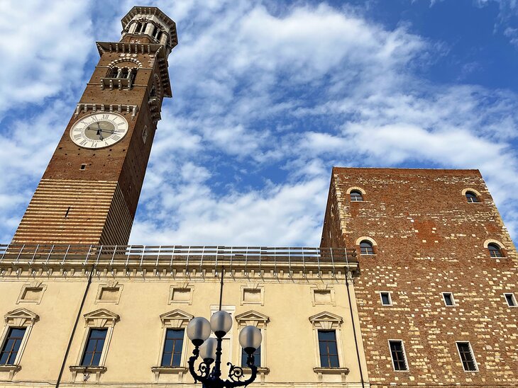 Torre dei Lamberti on Piazza delle Erbe