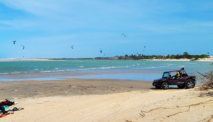 A buggy on the beach at Guiri