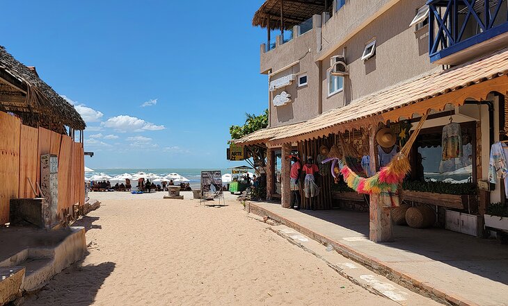 A street near the beach in Jeri